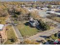High-angle view of the property and surrounding neighborhood at 318 N Elm St, Marshville, NC 28103