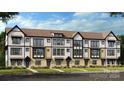 New Townhouse community with inviting front yards and charming architectural details at 711 Hoke Ln, Davidson, NC 28036
