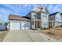 Two-story house with stone accents and a two-car garage at 980 Von Buren Blvd, Rock Hill, SC 29730