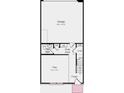 First floor plan showcasing garage, flex room, and half bath at 5015 Westmead Ln, Charlotte, NC 28262