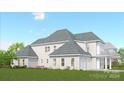 Two-story home showcasing the back exterior, highlighting its design and landscaping at 4959 Marina Dr # 202, Sherrills Ford, NC 28673
