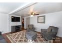 Living room featuring comfy armchairs and a fireplace at 1020 Harper Keefe Rd, Indian Land, SC 29707