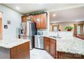 Spacious kitchen with granite countertops and stainless steel appliances at 417 Stowe Rd, Belmont, NC 28012