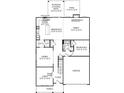 Main floor plan showcasing kitchen, living, and Gathering room at 320 Coronado Ave, Matthews, NC 28104