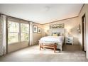 Main bedroom with a king-size bed and ample natural light at 967 Perla Rd, York, SC 29745