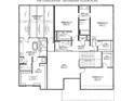 Second floor plan with owner's suite, 3 bedrooms, and a loft at 2007 Kendall Dr # 6, Wesley Chapel, NC 28173