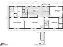 3-bedroom, 2-bathroom home with open living and kitchen area at 6215 Faith Rd, Salisbury, NC 28146