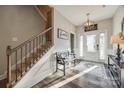 Bright and spacious entryway with a staircase and decorative accents at 133 Pine Eagle Dr, Rock Hill, SC 29732