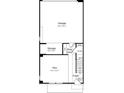 First floor plan showcasing garage, flex room, and foyer at 1742 Blanche St, Charlotte, NC 28262