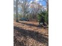 Large backyard with mature trees and a truck at 612 Summerow Rd # 22, Stanley, NC 28164