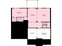 Basement floor plan with unfinished space and an additional bedroom at 13312 Chopin Ridge Rd, Huntersville, NC 28078