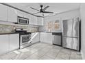 Modern kitchen with stainless steel appliances at 800 Peachtree Rd, Charlotte, NC 28216