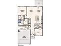 Main level floor plan showcasing a 2-bay garage, owner's suite, and open concept living areas at 9933 Manor Vista Trl, Kannapolis, NC 28027