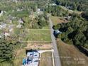 Aerial view showing the location of 19227 Shearer Road lot with surrounding homes and road at 19227 Shearer Rd, Davidson, NC 28036