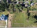 Aerial view of a vacant lot at 19227 Shearer Road, ready for new construction at 19227 Shearer Rd, Davidson, NC 28036