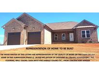 Brick ranch home with 2-car garage; representation of home to be built at 00 Wilson Ct # 13, Lincolnton, NC 28092