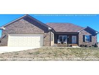 Brick home with a two-car garage and front porch at 00 Wilson Ct # 16, Lincolnton, NC 28092