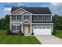 Two-story home with gray siding and white trim at 335 Maplestead St # 1112, Lancaster, SC 29720