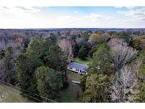 Aerial view of a single-story home on a wooded lot at 2852 S Anderson Rd, Catawba, SC 29704