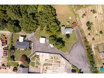 Aerial view showing house, detached garage and expansive lot at 2017 And 2025 Filbert Hwy, York, SC 29745