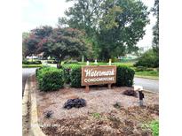 Watermark Condominiums entrance with landscaping at 4821 Spring Lake Dr # C, Charlotte, NC 28212