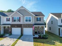 Two-story townhome with double garage at 13111 Cottage Crest Ln, Charlotte, NC 28273