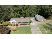 Aerial view of house and detached garage at 3540 Highway 324 Hwy, Rock Hill, SC 29732
