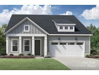 Craftsman style home with gray siding and white trim at 4162 Brookbank Dr # 0326, Charlotte, NC 28269