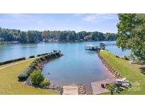 Lakefront property with private dock and spacious backyard at 364 Catalina Dr, Mooresville, NC 28117