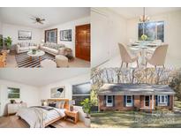 Multi-image showcasing living room, bedroom, and exterior at 6245 Cross Creek Ln, Charlotte, NC 28212