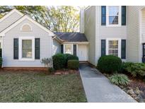 Cozy townhouse with a private entrance and neatly landscaped surroundings at 1541 Hunt Club Ct, Rock Hill, SC 29732