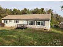 Ranch style home with large yard, deck, and shed at 2110 Zion Church Rd, Hickory, NC 28602