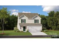 Two-story house with a neutral color scheme and a two-car garage at 119 Watuga Pl, Statesville, NC 28625