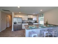 Modern kitchen with stainless steel appliances and granite countertops at 5141 Hyrule Dr, Charlotte, NC 28262