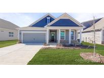Charming craftsman style home with gray siding and a two-car garage at 8020 Plymouth Dr, Sherrills Ford, NC 28673