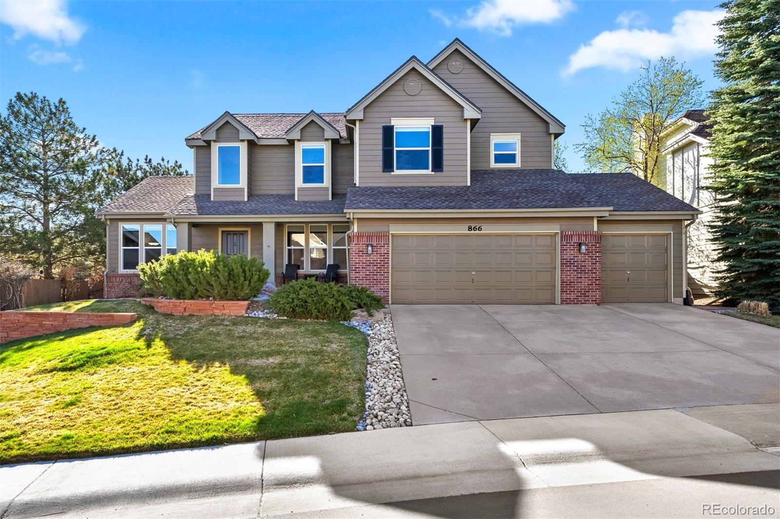 Photo one of 866 Huntington Dr Highlands Ranch CO 80126 | MLS 5749034