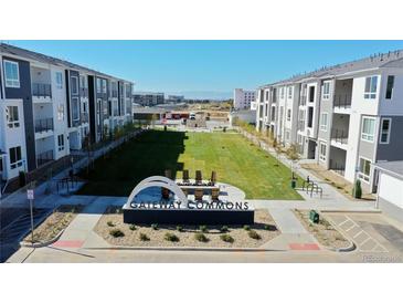 Aerial view of Gateway Commons apartment community at 6153 N Ceylon St # 205, Denver, CO 80249