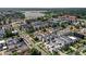 Aerial view of a house and neighborhood, showcasing the property's location and surrounding area at 3425 W 16Th Ave, Denver, CO 80204