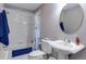 Clean and functional basement bathroom at 10364 Carriage Club Dr, Lone Tree, CO 80124