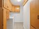 Laundry room with washer, dryer, ample cabinets and drawers at 4109 S Acoma St, Englewood, CO 80110