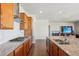 Modern kitchen with stainless steel appliances and granite countertops at 9935 E 163Rd Pl, Brighton, CO 80602