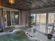 Hot tub room with access to backyard and a wooden ceiling at 7507 Braun St, Arvada, CO 80005