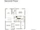 Second floor plan with Primary suite, 2 bedrooms and loft at 27431 E 10Th Dr, Aurora, CO 80018