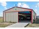 Spacious two-car garage with ample storage space at 54333 E County Road 26, Strasburg, CO 80136