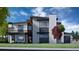 Modern two-story home with sleek design and attached garage at 5061 Moss Pl, Golden, CO 80403