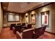 Private theater room with comfortable seating at 1650 Fillmore St # 1006, Denver, CO 80206