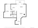 Floor plan showing a spacious layout at 2020 Arapahoe St # 950, Denver, CO 80205