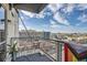 Urban balcony view with city skyline and seating at 2020 Arapahoe St # 950, Denver, CO 80205
