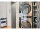 Modern laundry room with LG washer and dryer at 2020 Arapahoe St # 950, Denver, CO 80205