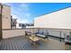 Private rooftop deck with city views at 1811 N Williams St, Denver, CO 80218